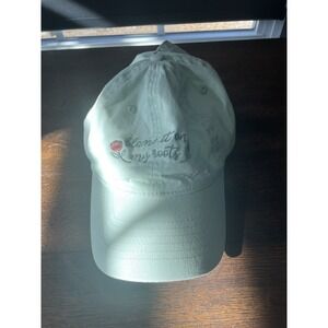 Blame It On My Roots Women's Slideback Hat Green OS Adjustable Infinity Her